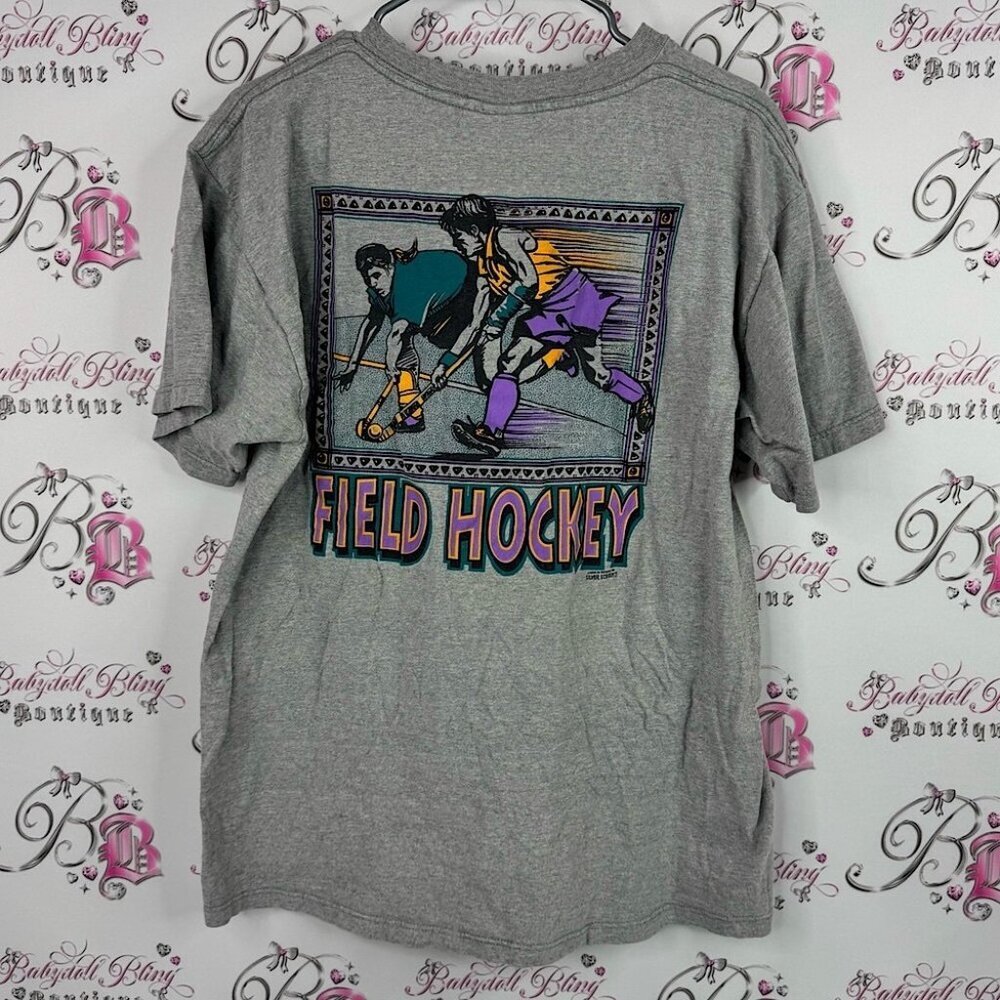 Naturals by penmans women’s field hockey Gray T-Shirt 1996 vintage hockey 🏒